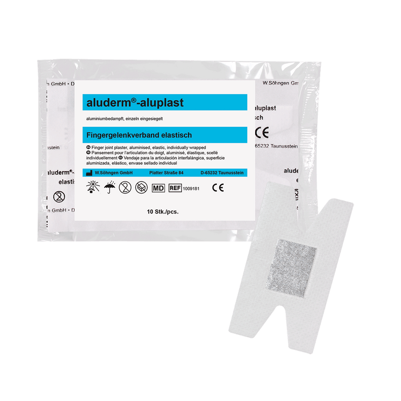 Aluderm®-aluplast fingerledsplaster 4x7cm, 10 stk.