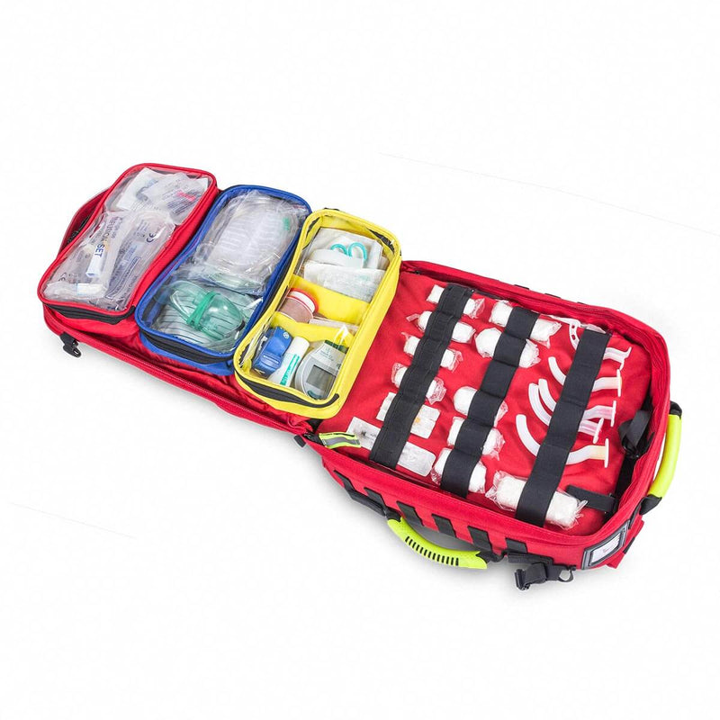Paramediciner tasker og rygsæk til  paramediciner