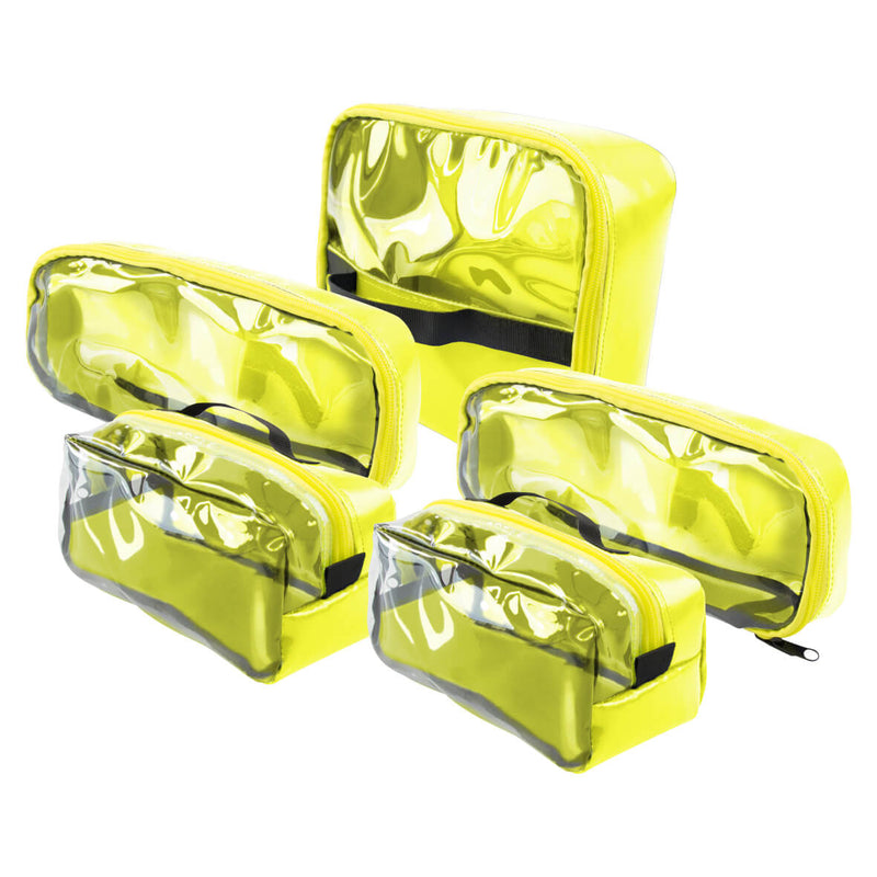 Modultasker i gul farver til akuttasker fra Aerocase