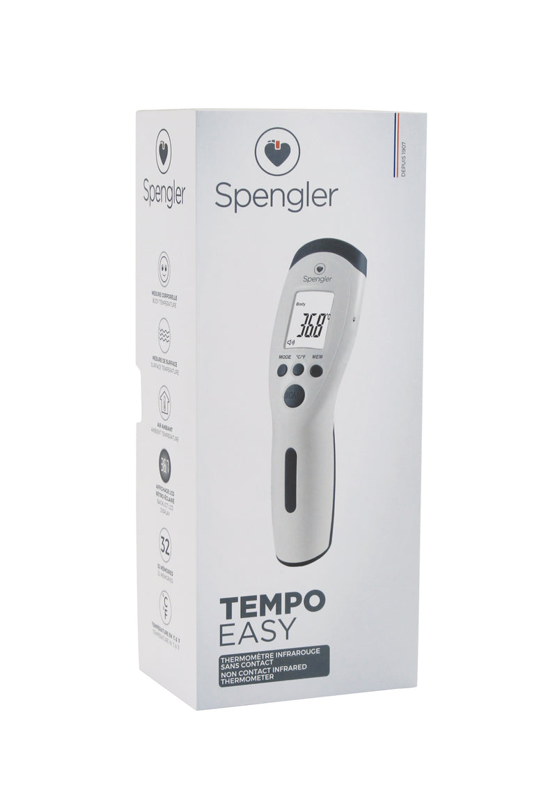Kontaktløs termometer Spengler Tempo easy i grå farve