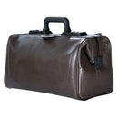 Durasol lægetaske brun i ægte læder
