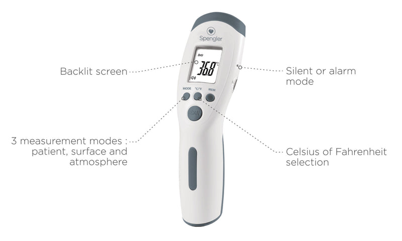 Spengler termometer infrarøde til febermåling