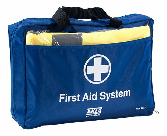 Førstehjælpskasse til Bil med Refleksvest og 1- 2- 3 system©